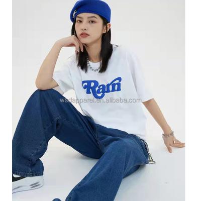 China Anti-pilling Short sleeve t-shirt for women summer loose oversized cotton original half sleeve t-shirt for sale