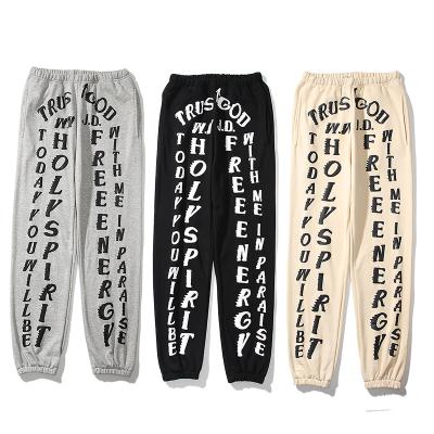 China Anti-Wrinkle Mens Joggers Pockets Joggers Trousers Casual Mens Cotton Jogging Pants Puffs Printing Trousers for sale