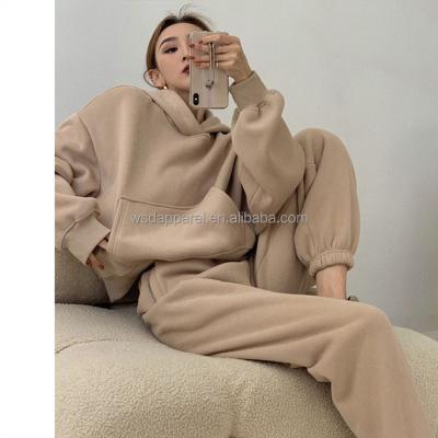 China Wholesale 2021 Sweet 2 Piece Set Women Clothing Women Sweat Suit Set Tracksuit Set For Woman for sale