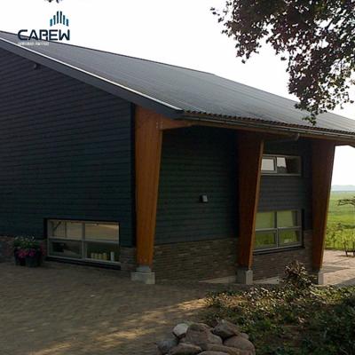 China Steel Frame Cabin Wooden House Small Apartment Pine Prefabricated With EU Certification for sale