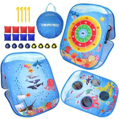 China Ourdoor Play 2022 Summer Toys Beach Children Bean Bag Toss Outdoor Activity Toys For Children Kids Games EducationToys for sale