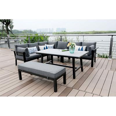 China Modern Sectional Outdoor Sofa Outdoor Aluminum Garden Pool Furniture Modern Patio Furniture for sale