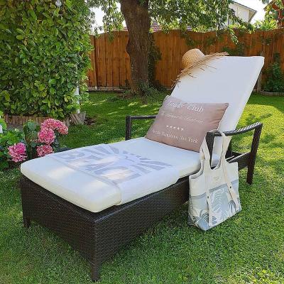 China Wholesale Outdoor Furniture Luxury Aluminum Sun Lounger (Other) Rattan Adjustable For Pool Side for sale