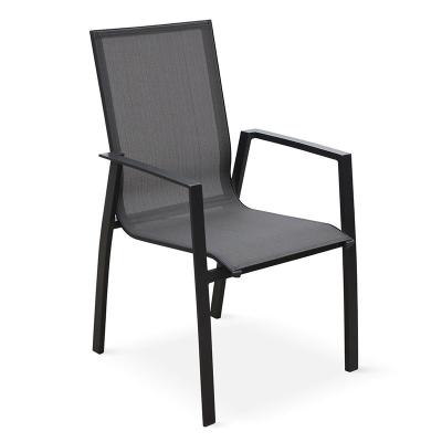 China (Others) Adjustable Arms Relax Modern Outdoor Garden Metal Leisure Stacking Chair for sale