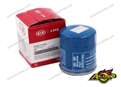 China Filtros de aceite azules 26300-2Y500 del coche de metal del color para los coches coreanos Hyundai en venta