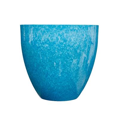 China Modern Artistic And Glazed Effect Plastic Flower Pot for sale