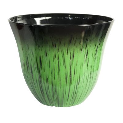 China Wholesale Light Wide Opening Soft Glossy Round Plastic Flower Pots Factory Factory for sale