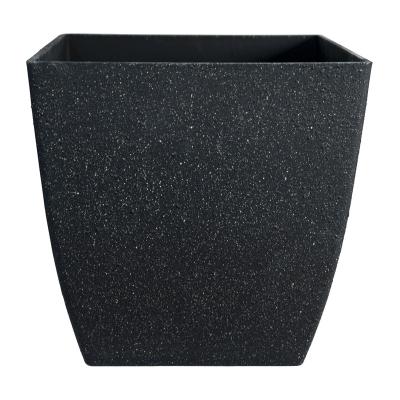 China wholesale durable 12 inch square plastic planter pots for plants for sale