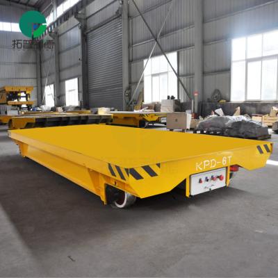 China Building Material Shops SGS Certificated Automated Electric Die Carriage Shipyard Transporter On Rail for sale