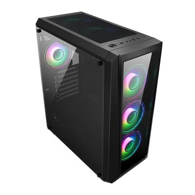 China With Fan Tower Mid PC Computer Cases High Quality EATX Desktop Computer Case Computer Case for sale