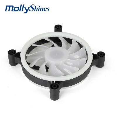 China Computer Case AURA PWM 120mm Fans 120x25 5v 12v 24v ARGB LED Fan PC Case Air Heatsink for sale