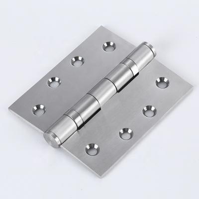 China 2BB Hardwar Door Window Hinges 4 Inch Flush Stainless Steel Ball Bearing Silent Wood Interior Door Hinges for sale