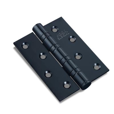 China Factory Outlet 4 Inch Stainless Steel Flush Door Hinges Industrial High Quality Black Butterfly Door Hinges for sale