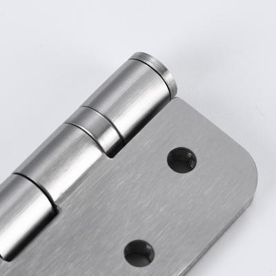 China Factory Wholesale Modern 4 Inch Round End Stainless Steel Ball Bearing Flush Interior Door Hinges for sale