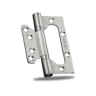 China Factory Outlet Modern High Quality Stainless Steel Hinges 4 Inch Double Flush Butterfly Swing Door Hinges for sale