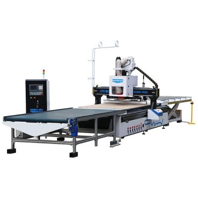 China Hotels Customized 1325 ATC Nesting Machine , Furniture Design Machine Wood CNC Router With Drilling Head for sale