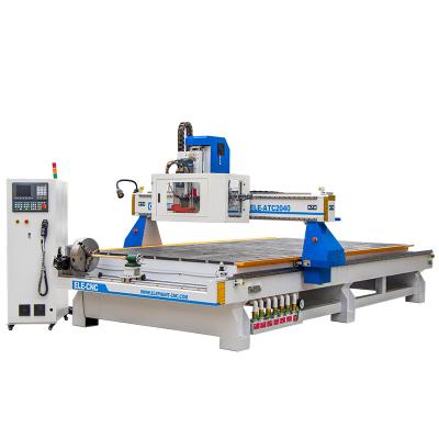 China 2040 Multifunction Machinery Repair Shops ATC CNC Router Wood Cutting Machinery For Furniture Wood Legs for sale