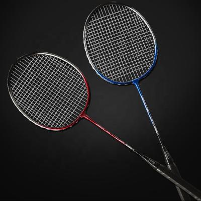 China Eastic & Durable Professional Badminton Racket Manufacturers Set Custom Ferroalloy Badminton Racket Price in Bangladesh for sale