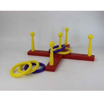 China Wholesale Customized Eco-Friendly Children Toy Ring Toss Yard Game PE Throwing Game for sale