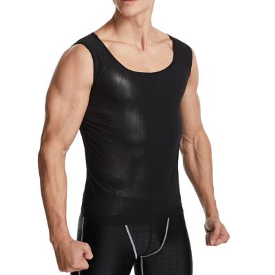 China Men's Waist Trainer Breathable Shaper Corset Sauna Sweat Vest Slimming Body Shaper for sale