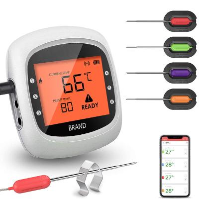 China 165Ft Outdoor Wifi Bluetooth Digital BBQ Probe Multi Wireless Meat Steak Meat Food BBQ Probe Digital Termometer Thermometer With Sensor For Grill Oven for sale