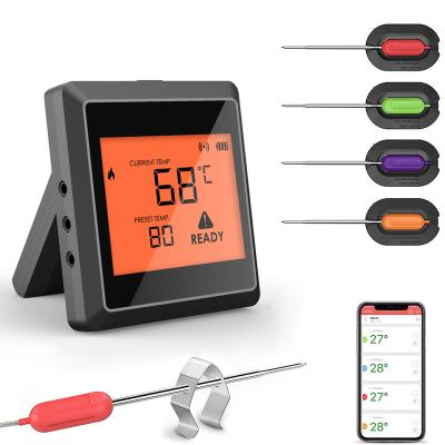 China Preset Professional Indoor Digital Kitchen Cooking Preferences Food Types Thermometer With Smart App Pro-03 for sale