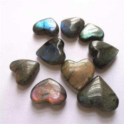 China New Design China Wholesale Price Labradorite Crystal Heart Natural Crystal Stone Polished Labradorite Mini Heart For Pendant for sale