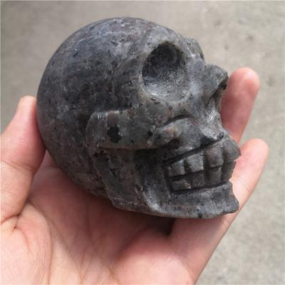 China China Wholesale Healing Crystals Carved Skulls Crystal Carving Volcanic Rock Skulls For Gift for sale