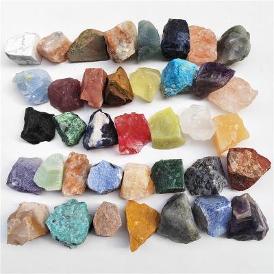 China China Wholesale Natural Rough Semi Precious Gemstones Reiki Chakra Crystals Healing Irregular Raw Stones for sale