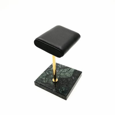 China Europe Custom Design Marble Base Watch Stand Green Marble Watch Display Stand for sale