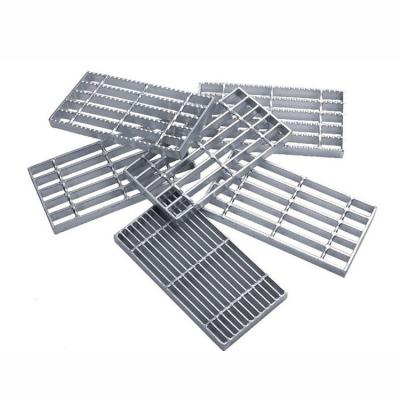 China Craftsman 25x3mm galvanized mild metal steel steel (gms) bar hinged grating sheets trench drain cover pool drainage channel grate 8 inches for sale