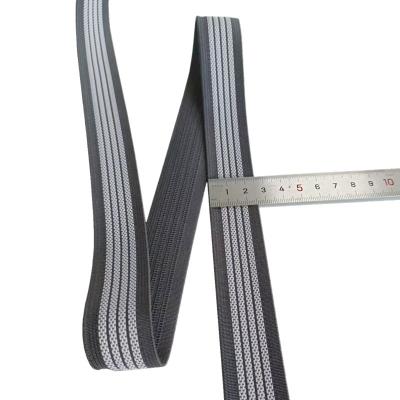 China High Tenacity Anti-slip Woven Rubber Non-slip Elastic Band for Sports Fitness Resistance for sale