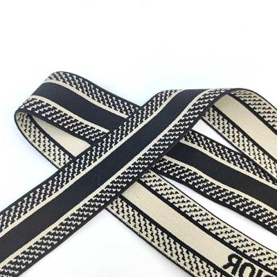 China Elastic Free Shipping Accept Customized Webbing Magnetic Hook And Eye For Underwear Jacquard Ribbon Embroidered Support for sale