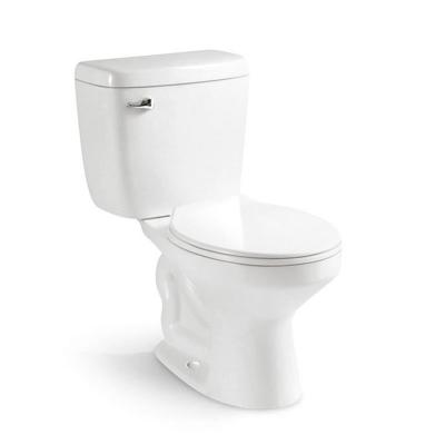 China Promotional Ceramic Double-Flow Two-Piece Bathroom Commode for sale