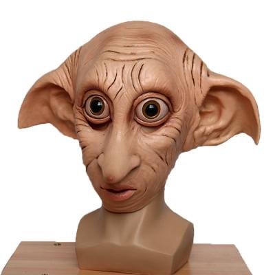 China 100% Main Whosale Full Latex Halloween Dobby Elf Latex Mask For Movie TV Cosplay for sale