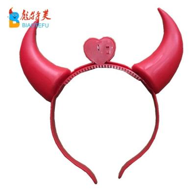 China Halloween Party Beef Horn LED Flashing Headband B-C016 for sale