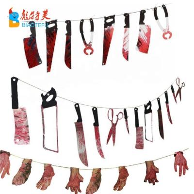 China Halloween plastic party plastic twine horrible decoration for sale