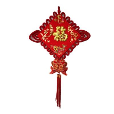 China Chinese New Year Red Tassel Knot with Natural 