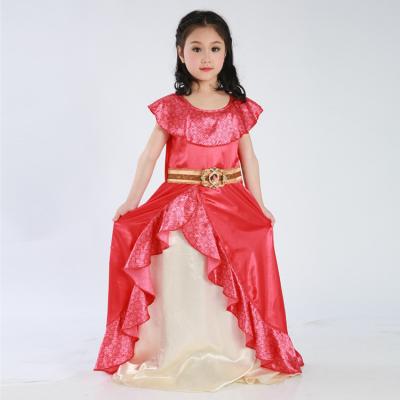 China Polyester Girls Elena Dress Princess Pink Dress Cosplay Costumes for sale