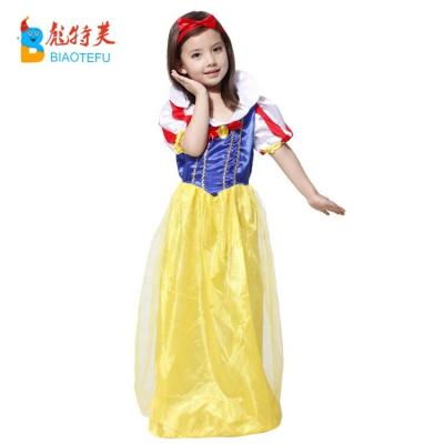 China Polyester Kids Carnival Girl Snow White Princess cosplay fancy dress costumes party kids cosplay costumes in TV/MOVIES in stock for sale