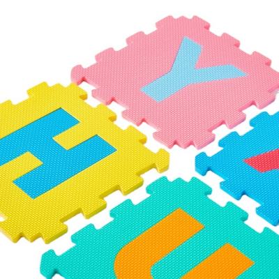 China Promotion Baby Kids Toys EVA Foam Puzzle Alphabet Playroom Kids Mental Floor Mat for sale