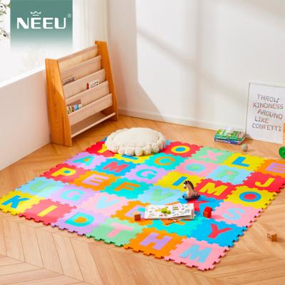 China NEEU Eva foam plastic puzzle toys interlocking birthday gift 30*30*1.0cm for sale