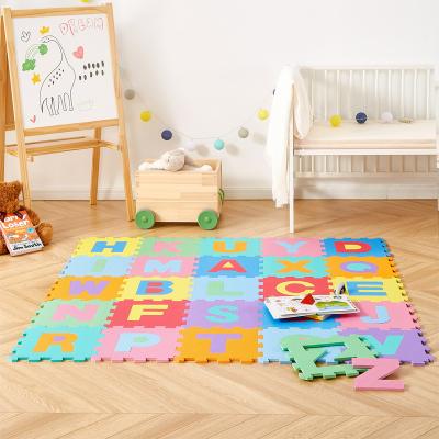 China Sports play 30*30cm 60*60cm waterproof 1.2cm floor tatami eva foam alphabet puzzle game interlocking bbaby mat for kids eva soft kid for sale