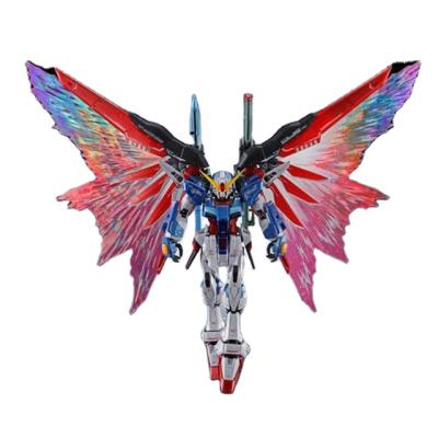 China Destiny Gundam Titanium Finish Resale Gundam Action Figures With Light Kit Model Toy 1/144 Cartoon Fly for sale