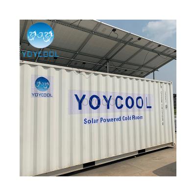 China NUMBER ONE Solar Cooling Room With Panel Power Solar Cold Room Freezer Onion Cold Storage Room for sale