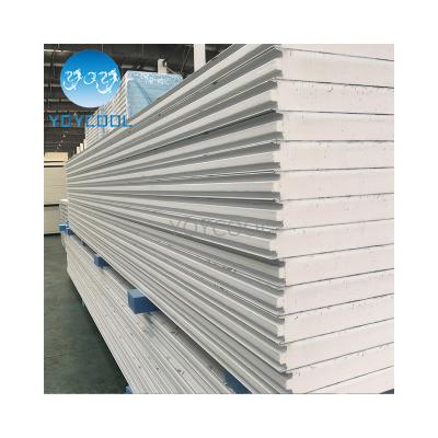 China 1120mm insulated sandwich precast wall panels installs panel for cold room design insulation board 25mm for sale