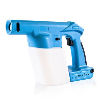 China Garden Rechargeable Cordless Disinfectants Electrostatic Mist Sprayer Gun for sale