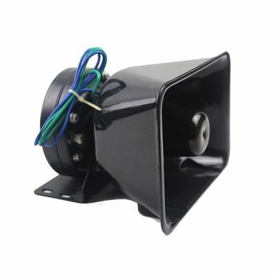 China HS-150-1 150W High Power PORTABLE Neodymium Magnet Driver Inside Black Alarm Horn Speaker for sale