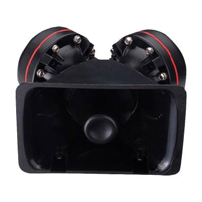 China HS-200-2 200W No Waterproof Car Speaker With Dual Neo Drivers Alarm Horn Speaker for sale