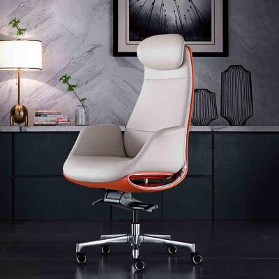 China Best Quality Adjustable (Height) Ergonomic Classic Leather Office Folding Chair for sale